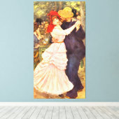 Bal in de Moulin de la Galette Auguste Renoir Canvas Afdruk (Insitu (Houten vloer))