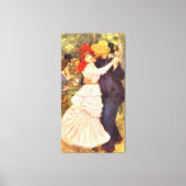Bal in de Moulin de la Galette Auguste Renoir Canvas Afdruk (Voorkant)