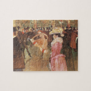 Bal in de Nachtclub door Toulouse Lautrec Legpuzzel