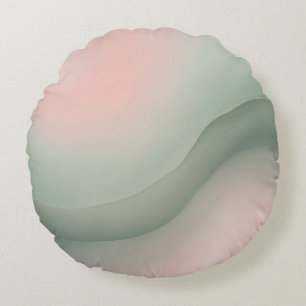 Bal in roze kunst rond kussen