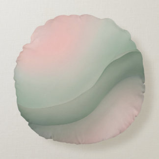 Bal in roze kunst rond kussen