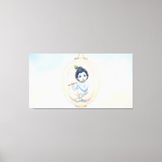 Bal Krishna Canvas Afdruk (Voorkant)