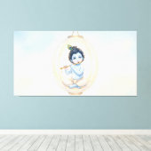 Bal Krishna Canvas Afdruk (Insitu (Houten vloer))