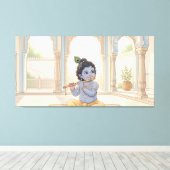 Bal Krishna Canvas Afdruk (Insitu (Houten vloer))