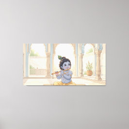 Bal Krishna Canvas Afdruk