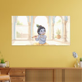 Bal Krishna Canvas Afdruk (Insitu (Woonkamer))