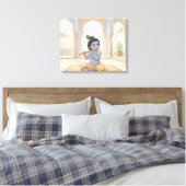 Bal Krishna Canvas Afdruk (Insitu (Slaapkamer))