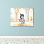Bal Krishna Canvas Afdruk (Insitu (Houten vloer))