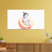Bal Krishna Canvas Afdruk (Insitu (Woonkamer))