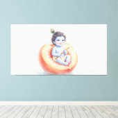 Bal Krishna Canvas Afdruk (Insitu (Houten vloer))