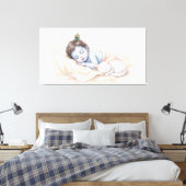Bal Krishna Canvas Afdruk (Insitu (Slaapkamer))