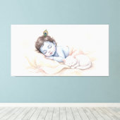 Bal Krishna Canvas Afdruk (Insitu (Houten vloer))