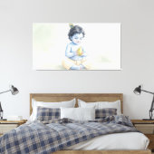 Bal Krishna Canvas Afdruk (Insitu (Slaapkamer))