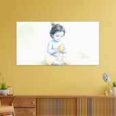 Bal Krishna Canvas Afdruk (Insitu (Woonkamer))