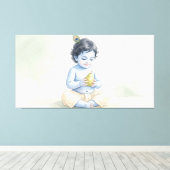 Bal Krishna Canvas Afdruk (Insitu (Houten vloer))