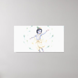 Bal Krishna Canvas Afdruk
