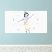 Bal Krishna Canvas Afdruk (Insitu (Houten vloer))
