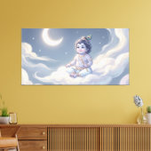 Bal Krishna Canvas Afdruk (Insitu (Woonkamer))