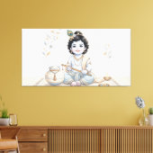 Bal Krishna Canvas Afdruk (Insitu (Woonkamer))