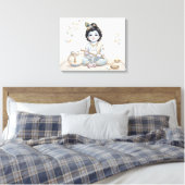 Bal Krishna Canvas Afdruk (Insitu (Slaapkamer))