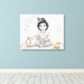 Bal Krishna Canvas Afdruk (Insitu (Houten vloer))