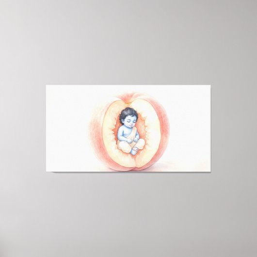 Bal Krishna Canvas Afdruk (Voorkant)