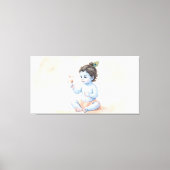 Bal Krishna Canvas Afdruk (Voorkant)