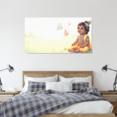 Bal Krishna Canvas Afdruk (Insitu (Slaapkamer))