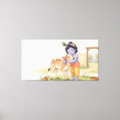 Bal Krishna Canvas Afdruk (Voorkant)