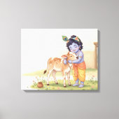 Bal Krishna Canvas Afdruk (Voorkant)