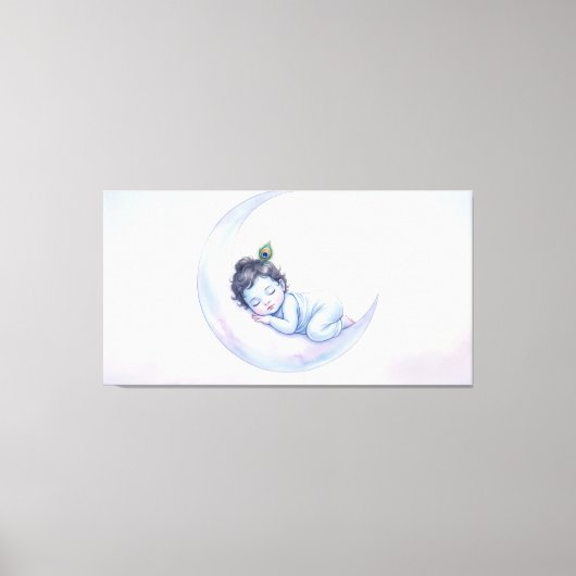 Bal Krishna Canvas Afdruk (Voorkant)