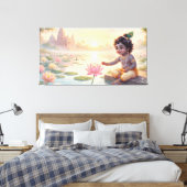 Bal Krishna Canvas Afdruk (Insitu (Slaapkamer))