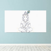 Bal Krishna Canvas Afdruk (Insitu (Houten vloer))