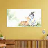 Bal Krishna Canvas Afdruk (Insitu (Woonkamer))
