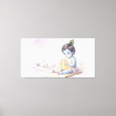 Bal Krishna Canvas Afdruk (Voorkant)