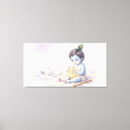 Bal Krishna Canvas Afdruk