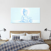Bal Krishna Canvas Afdruk (Insitu (Slaapkamer))