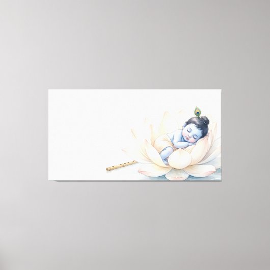 Bal Krishna Canvas Afdruk (Voorkant)