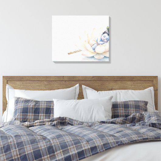 Bal Krishna Canvas Afdruk (Insitu (Slaapkamer))