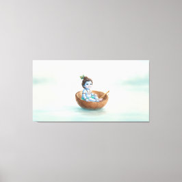 Bal Krishna Canvas Afdruk