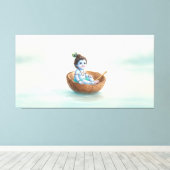 Bal Krishna Canvas Afdruk (Insitu (Houten vloer))