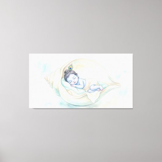 Bal Krishna Canvas Afdruk (Voorkant)