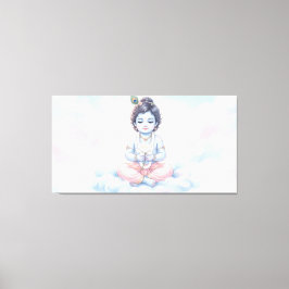 Bal Krishna Canvas Afdruk