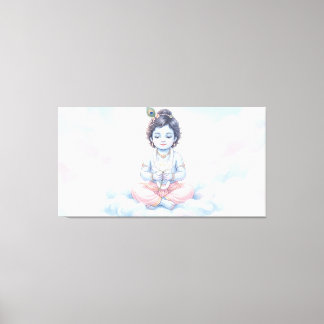 Bal Krishna Canvas Afdruk