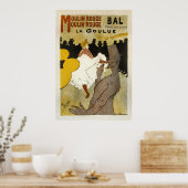 Bal La Goulue  Adverteren Poster (Keuken)