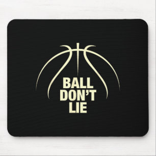 Bal liegt niet Basketbal Muismat