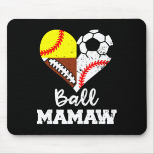 Bal Mamaw Voetbal American Football Honkbal Softba Muismat