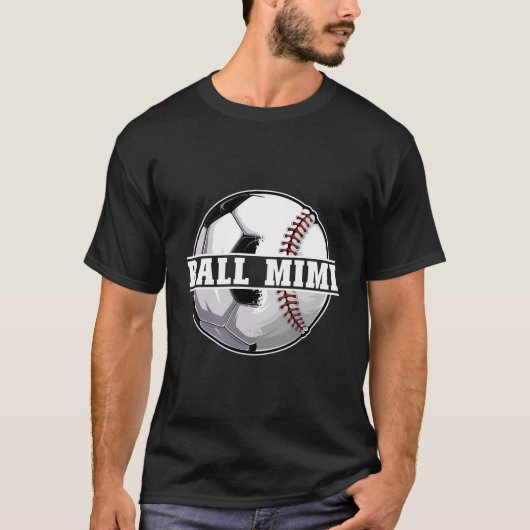 Bal Mimi Baseball Voetbal Mimi Oma T-shirt (Voorkant)