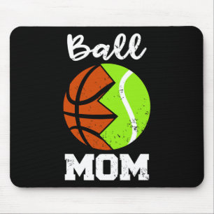 Bal Moeder Leuk Basketbal Tennis Speler Mam Muismat