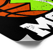 Bal Moeder Leuk Basketbal Tennis Speler Mam Poster (Hoek)